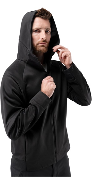 2026 Zhik Mens Thermo Tech Fleece Hooded Jacket HDI-0055-M-BLK - Black